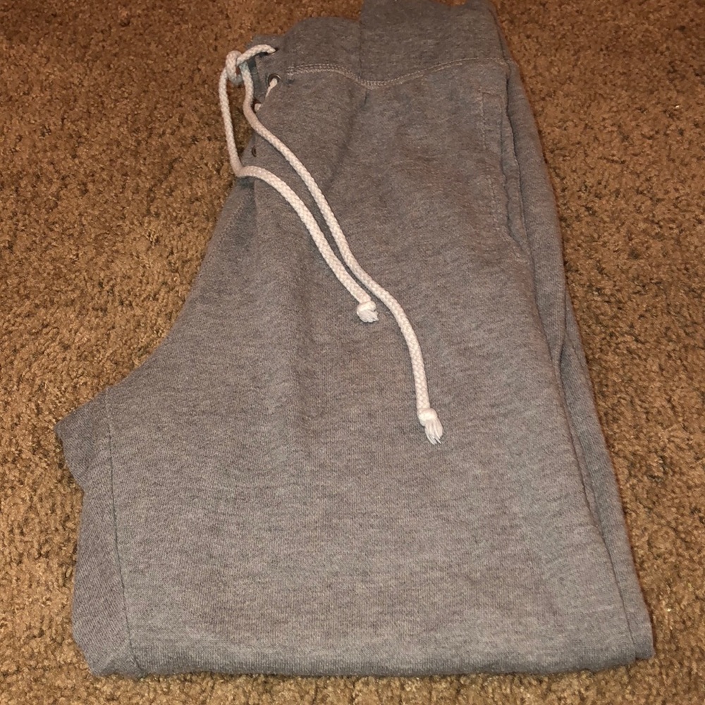 Grey sweatpants